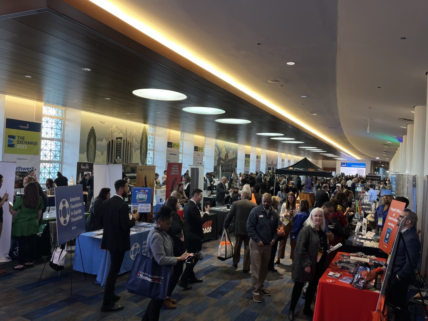 Connections being made at the Chamber's 2023 Exchange